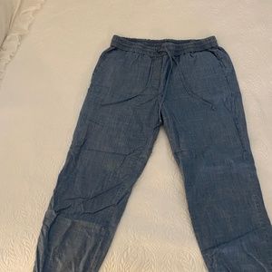 J crew drawstring pants